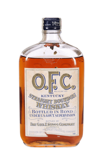 O.F.C. Kentucky Straight Bourbon, Bottled in Bond, Geo. T. Stagg Co. Pint (1916-1925)