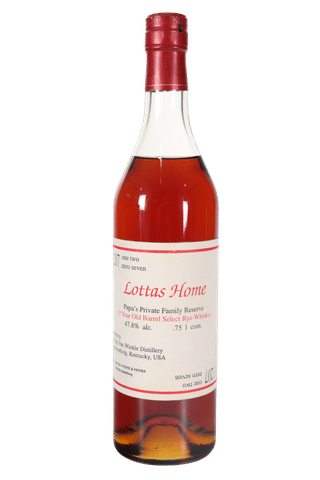 Van Winkle 'Lotta's Home Papa's Private Family Reserve' 13 Year Rye (1998)