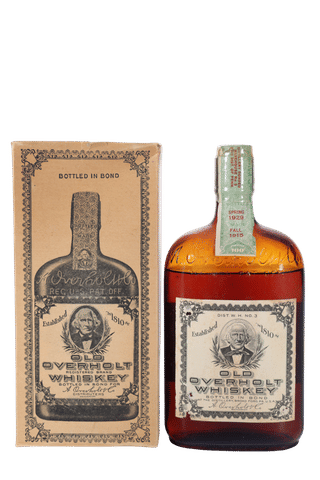 Old Overholt Bottled in Bond Rye Whiskey, Pint (1915-1929)
