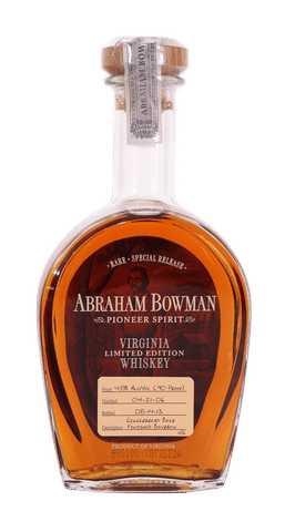 Abraham Bowman 'Gingerbread Beer Finished' Bourbon (2013)