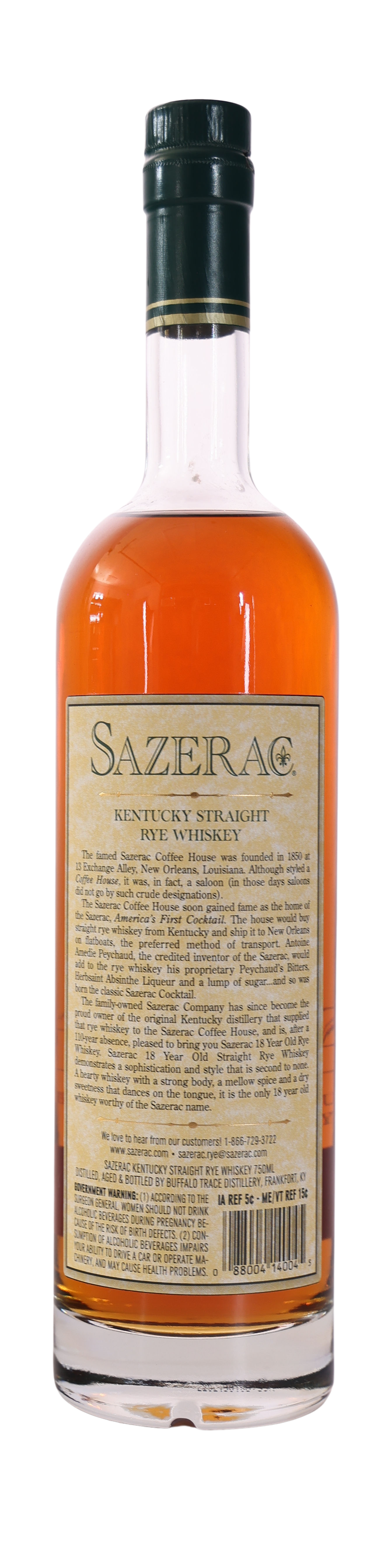 Sazerac 18yr Rye Whiskey 2020 BTAC Limited Edition Bourbon | Whiskey Source